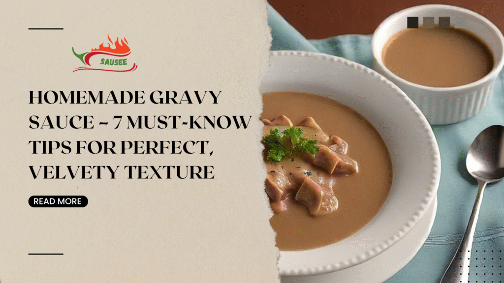 Homemade Gravy Sauce – 7 Must-Know Tips for Perfect, Velvety Texture