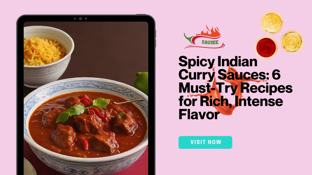 Spicy Indian Curry Sauces: 6 Must-Try Recipes for Rich, Intense Flavor