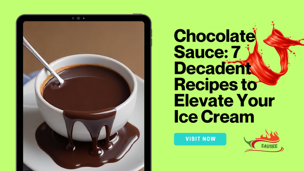 Chocolate Sauce: 7 Decadent Recipes to Elevate Your Ice Cream